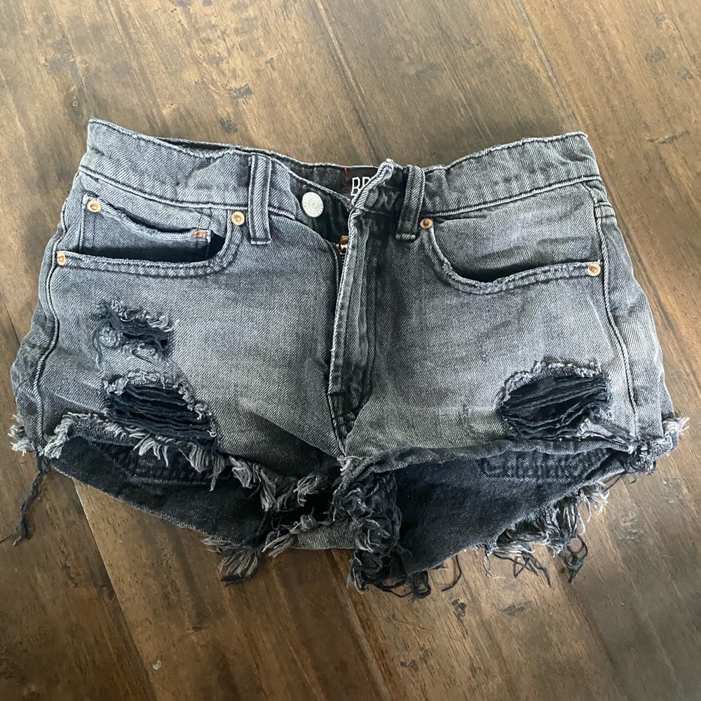 Urban outfitters black jean shorts
